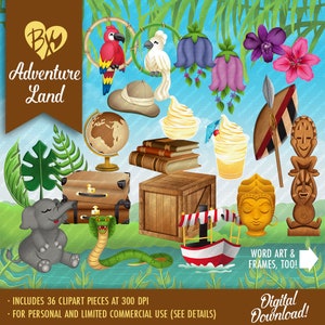 Adventureland CLIP ART ONLY