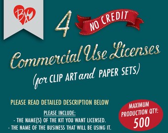 4 Commercial Licenses