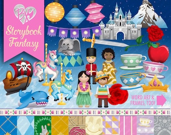 Storybook Fantasy FULL KIT (clip art & papers)