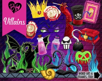 Villains CLIPART ONLY