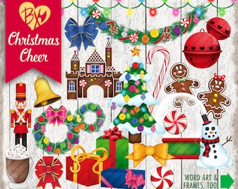 Christmas Cheer CLIPART ONLY