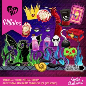 Villains CLIPART ONLY