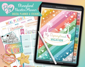 Dis Land Rainbow Vacation Planner