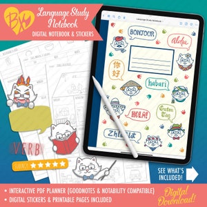 Digital Language Study Notebook