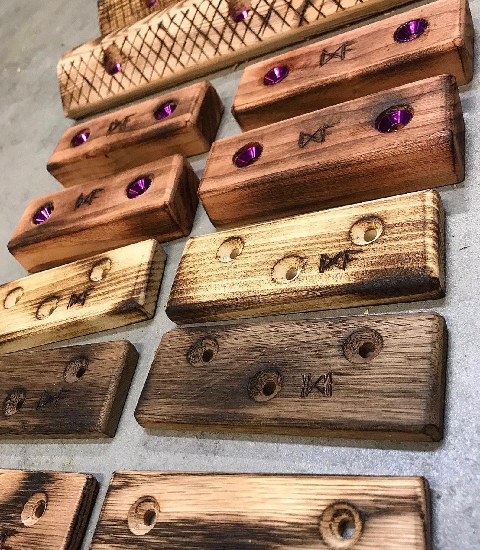 20mm Handmade Wooden Climbing Holds Cherry Etsy