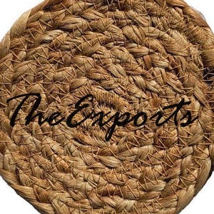 Handwoven Jute Coasters - Set of 6 - Farmhouse Kitchen Decor