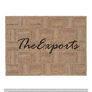 Grand tapis en chiffon de jute naturel, tapis écologique en jute tressé, tapis tissé de salon, tapis épais texturé, cadeau parfait pour tout le monde