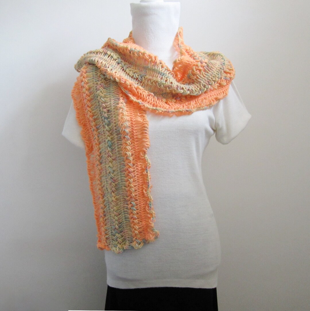 Häkelschal Damen Vintage - Gestrickter Schal Für Kühle Tage