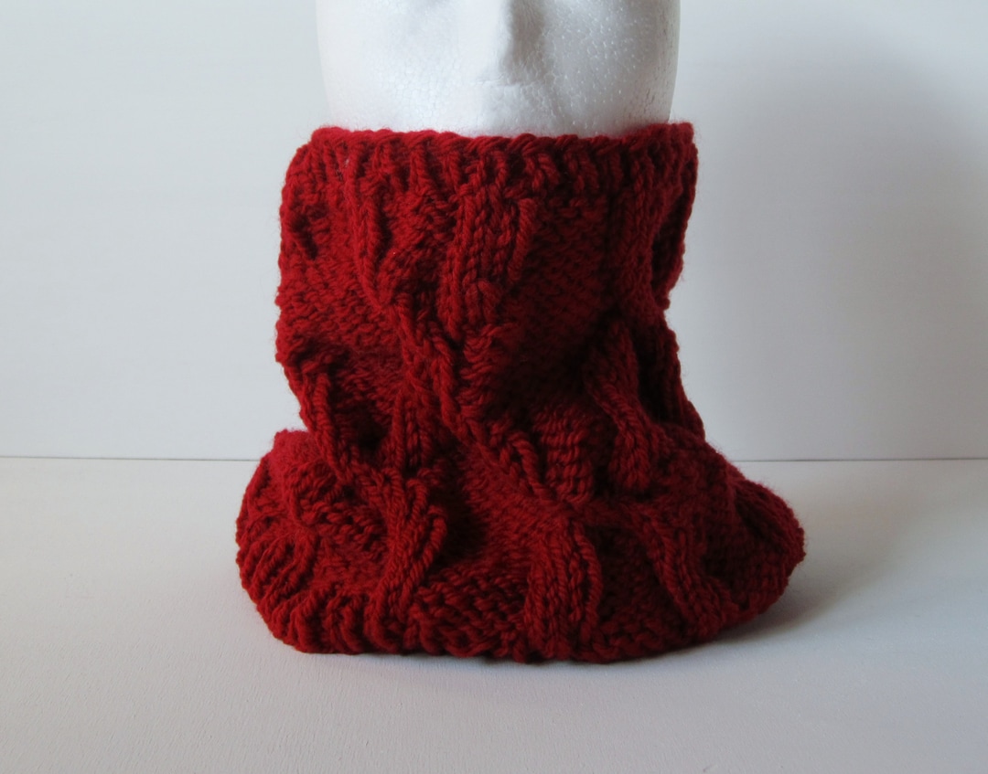 A Maglia Colli Fatti A Mano Di Lana Sciarpa Lana Grossa