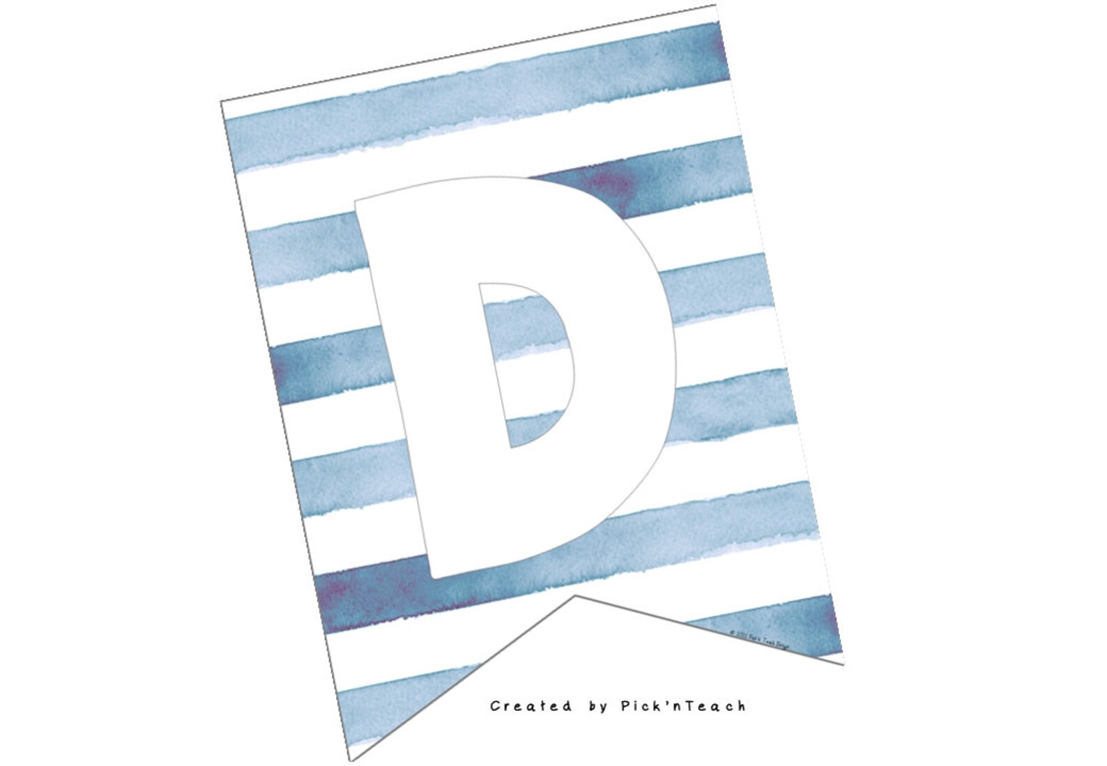 Printable BANNER Templates With 692 Pennants in 4 Colors for Birthdays ...