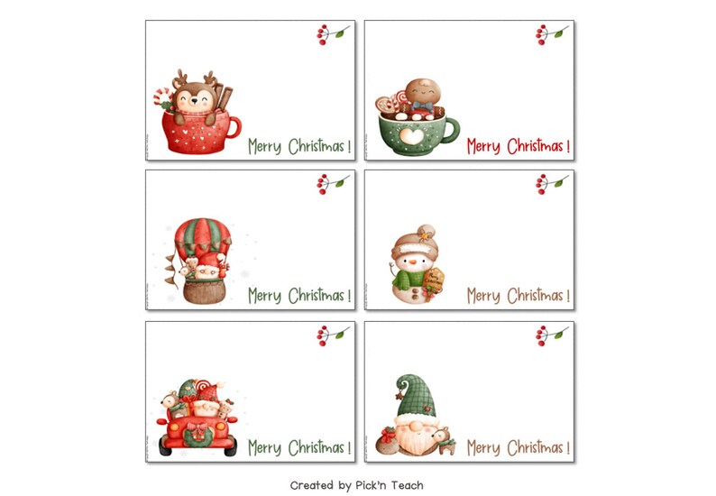 Editable Christmas Cards Greetings Writing Activities Family and ...