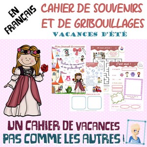 Un cahier de vacances pas comme les autres ! jeux éducatifs écriture dessin nombres pour écrire en s&#39;amusant