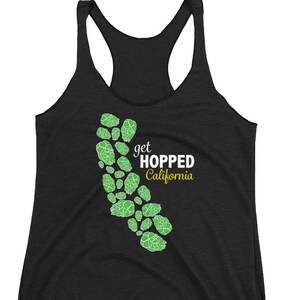 California Beer Shirt Drink Local CA T-Shirt Drink Beer From Here CA Tee Golden State Gift Craft Beer Womens&#39; Tank Top