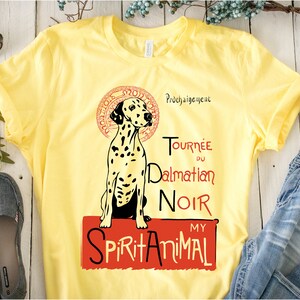 Cute Dalmatian Gift Dalmatian Art Dog Shirt Dalmatian Mom Dalmatian Dad Dalmatian Lover Mens&#39; / Unisex Dog Print T-Shirt