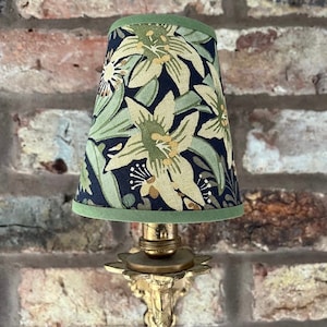 William Morris Bower - Handmade Candle Clip Lampshade Wall/Base