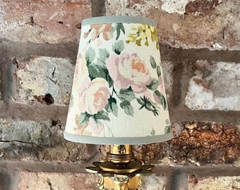 High Summer - Small Handmade Candle Clip Lampshade for Wall Lights/Chandeliers