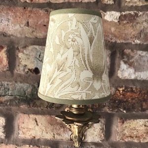 William Morris Savernake - Handmade Candle Clip Lampshade for Wall Lights/Chandeliers