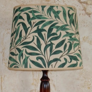 William Morris fabric lampshade Navy Willow Bough Various sizes 