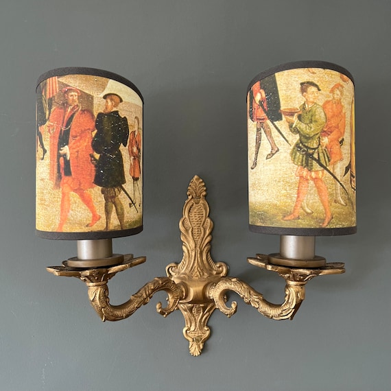 Candle lamp shades for wall lights deals