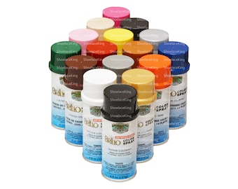 Leather & Vinyl Color Spray Dye Paint - MB Brillo - Permanent Color - Repels Water + Stains 4.50oz Bottle - 50+ Colors!