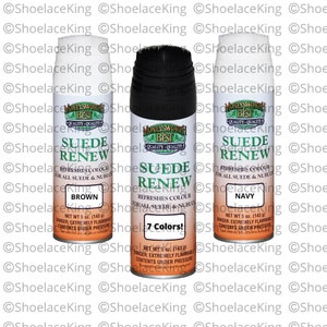 Suede Renew Color Dye - Easy DIY Application - Professional Results - Color & Dye ALL Suede and Nubuck - Waterproofs