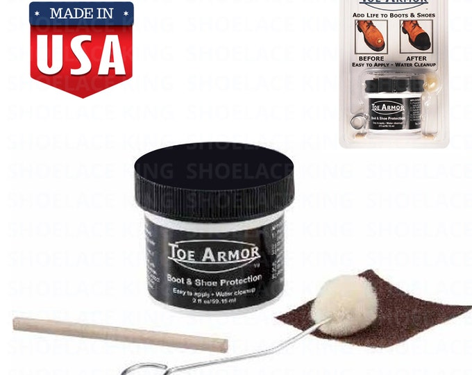 TOE ARMOR Boot & Shoe Protector Complete Kit D.I.Y. Easy Application