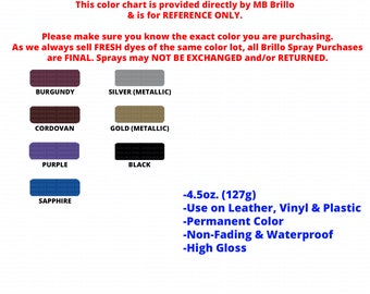 brillo leather paint