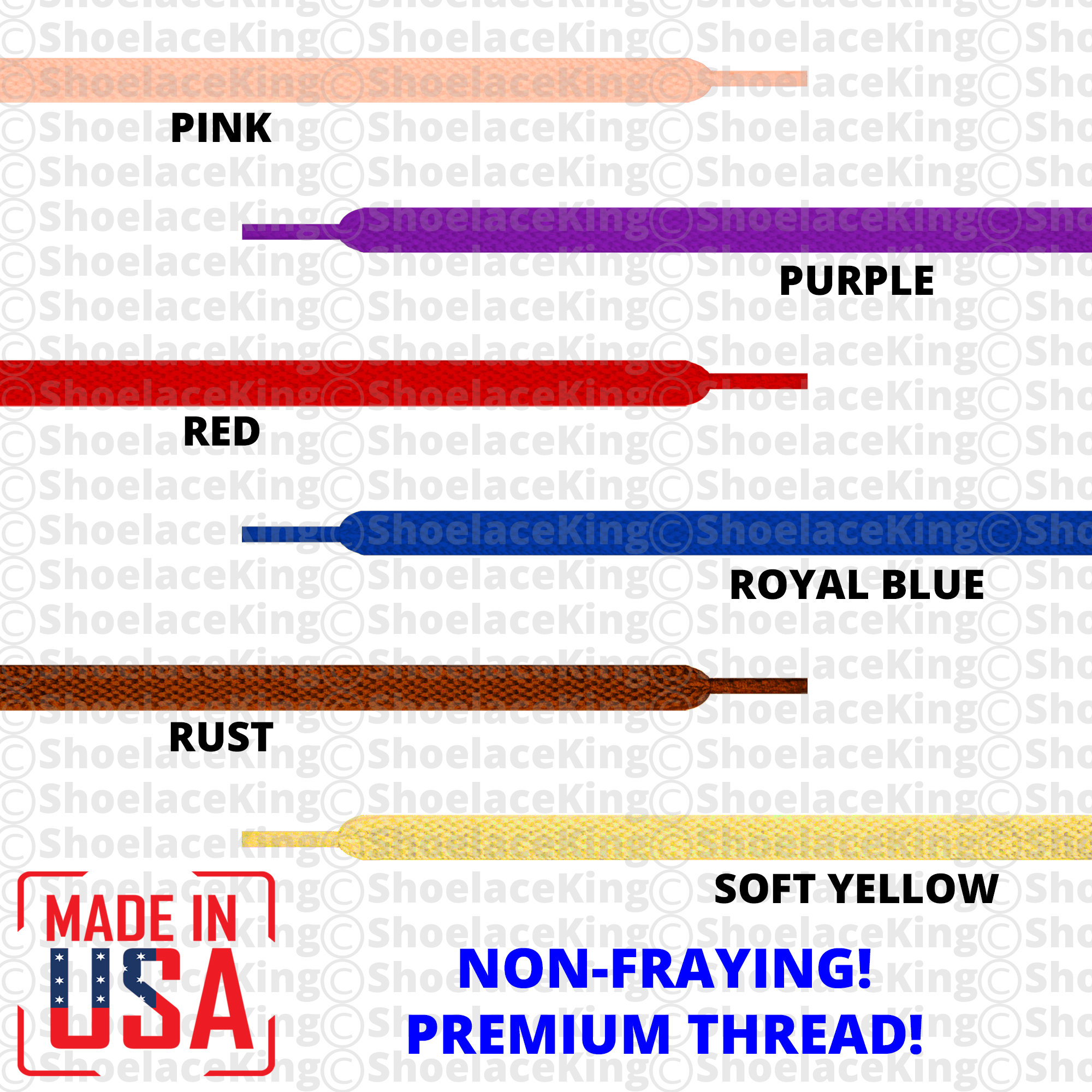 flat athletic shoelaces