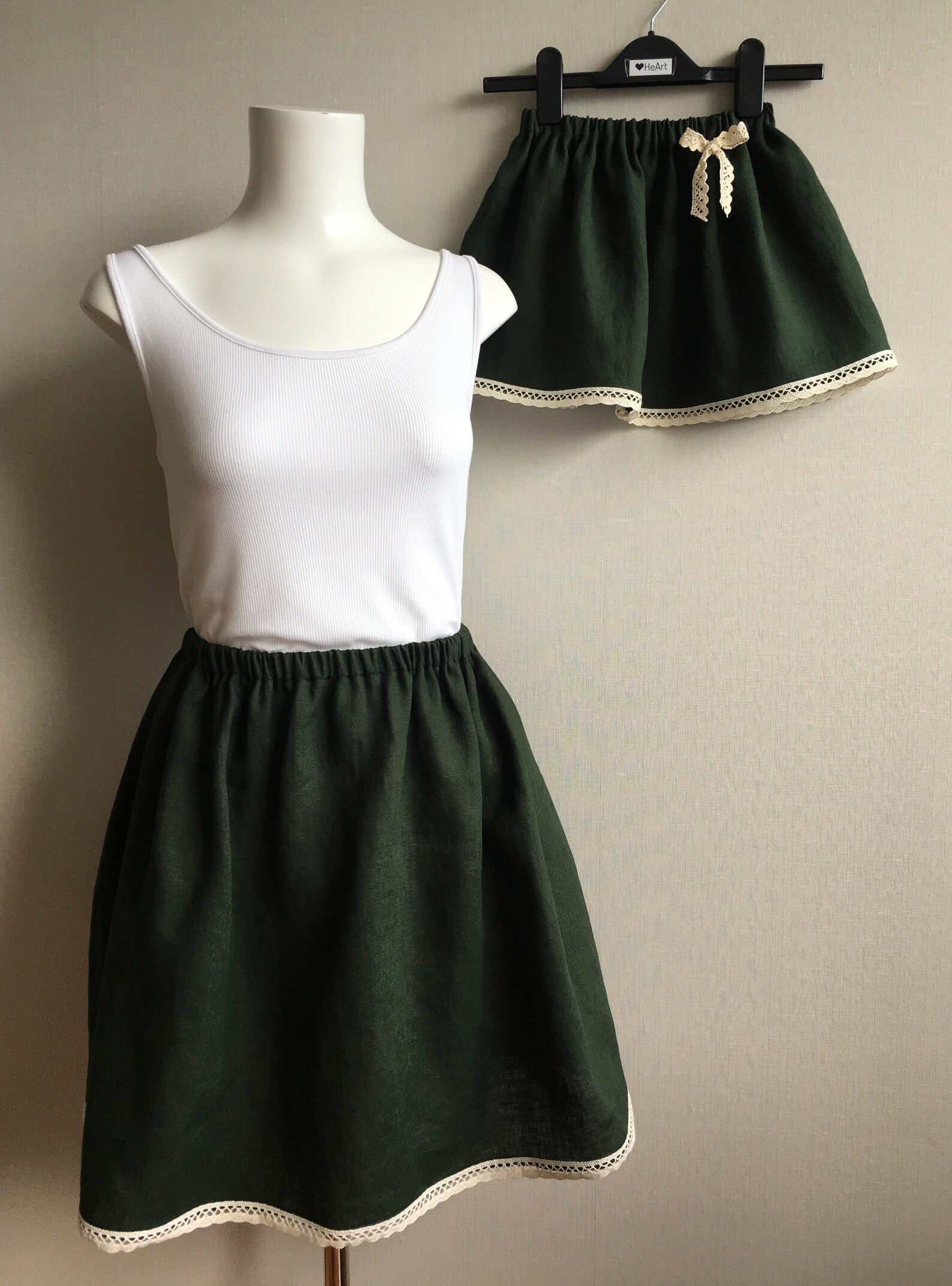 Linen Skirts for Baby Toddler Clothing Kids Linen Clothes Etsy