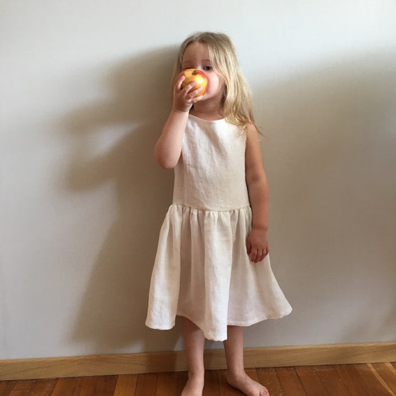 white sundress for toddler girl