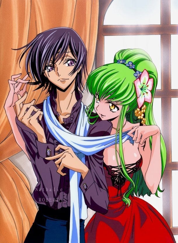 Manga Anime Lelouche And Dc Code Geass Fanart On Celluloid Etsy Manga Anime Lelouche And Dc Code Geass Fanart On Celluloid Etsy