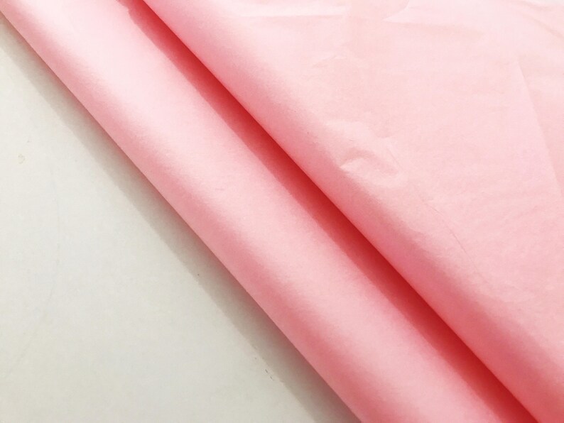 10 X Sheets Blush Pink Tissue Paper Sheets Gift Wrapping/bulk Etsy