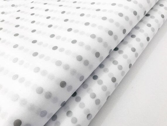100 Pack Metallic Silver Polka Dot Tissue Paper Gift Wrap Bulk 20/" x 30/"
