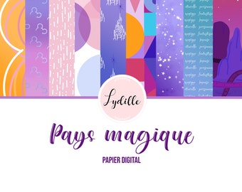 Papier Digital "Pays magique"