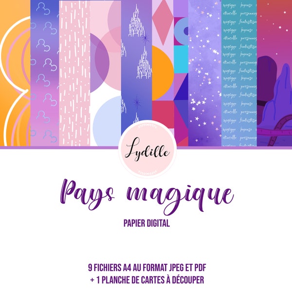 Papier Digital "Pays magique"