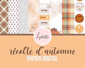 Fall Harvest DIGITAL PAPER