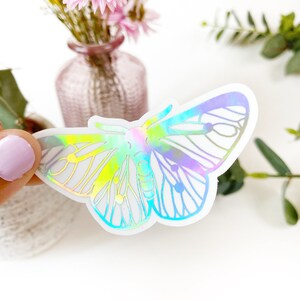 Sticker Transparent FOIL Papillon