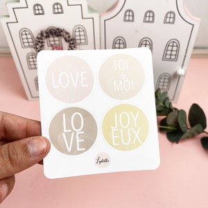 Planche de Stickers LOVE Joyeux