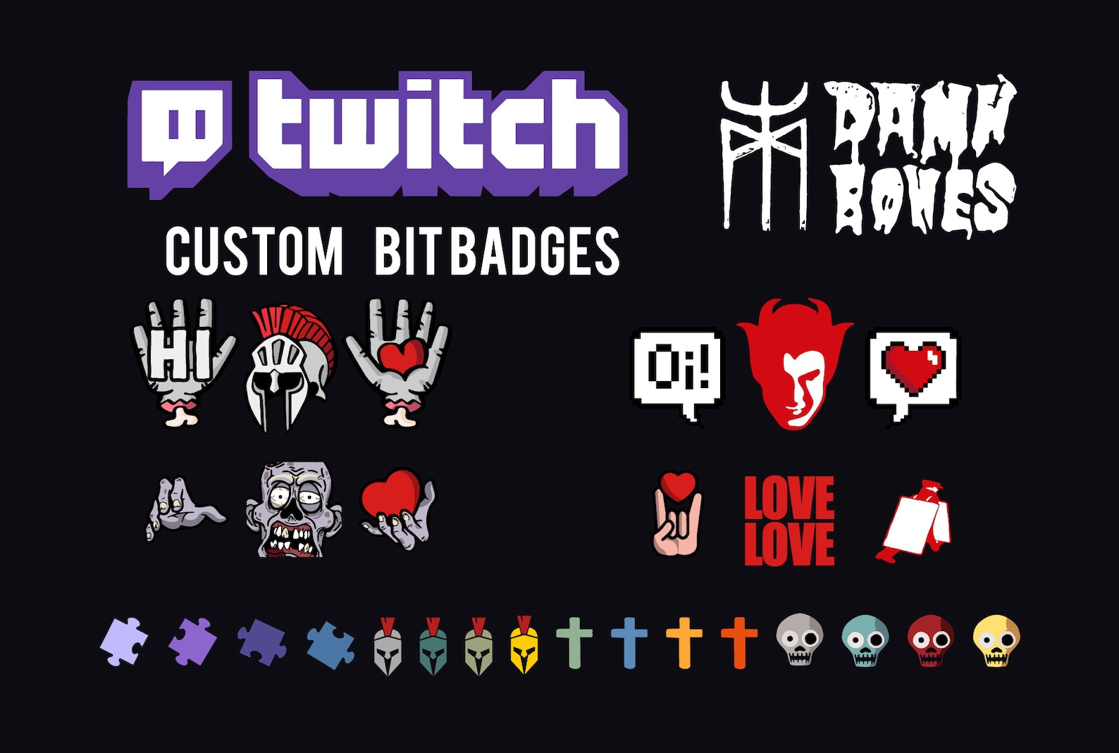 Cheer Bit Badges Twitch Custom Artwork Etsy