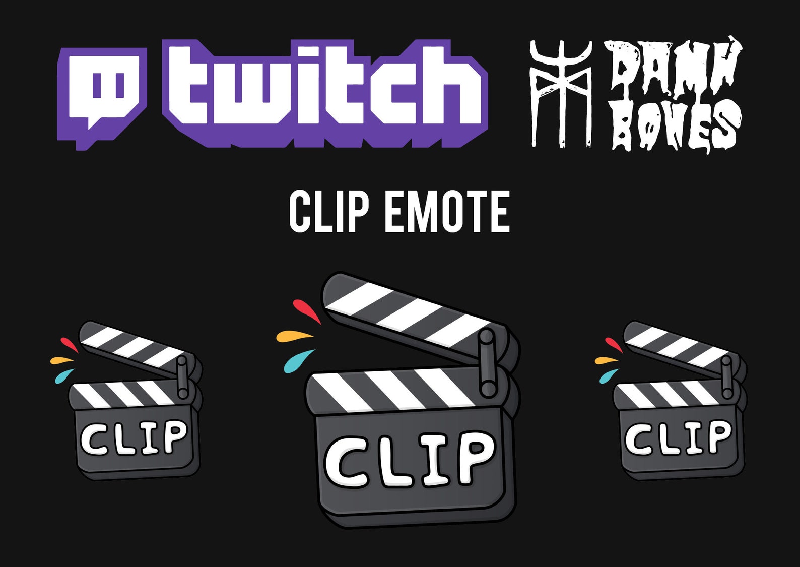 Clip Emote for Twitch INSTANT DOWNLOAD Clip It Twitch Emote Etsy Canada