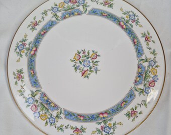 Bandeja para tartas o pasteles grandes de porcelana fina Royal Worcester - Modelo Mayfield