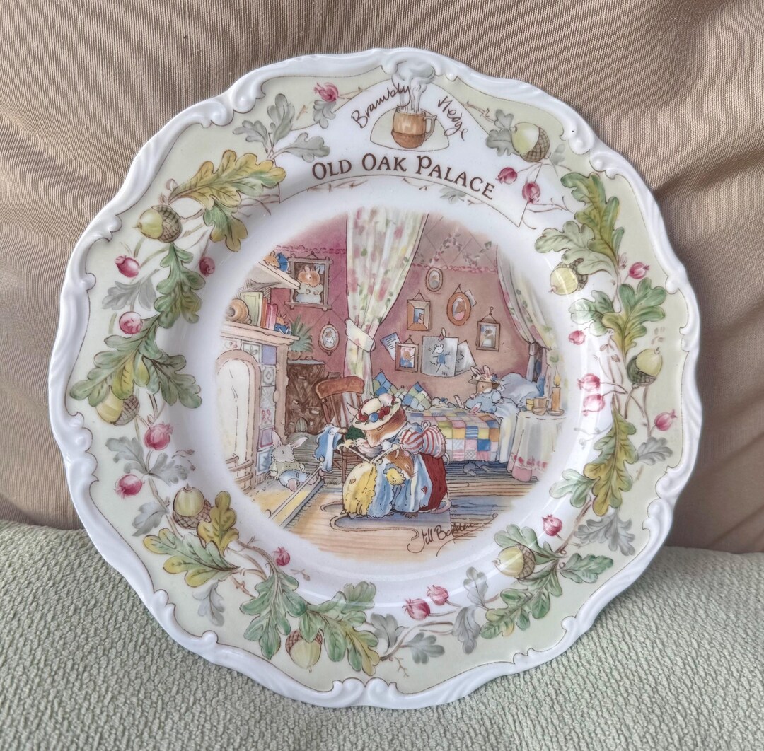 ロイヤルドルトンブランブリーヘッジOLD OAK PALACEプレート il_1080xN.6645617769_a4sa.jpg