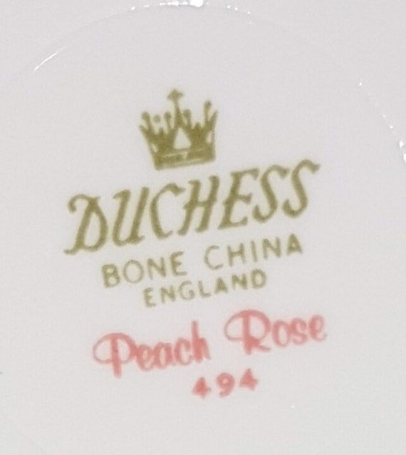 Dinnerware Sets Vintage Duchess “Peach Rose” fine bone china Home