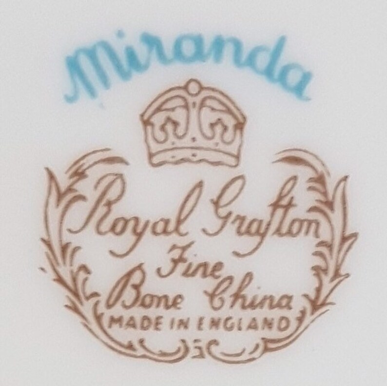 Miranda Royal Grafton Bone China Cake Plate