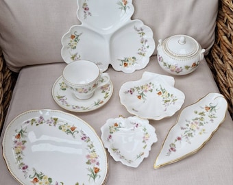 Wedgwood Bone China, Selection of Medium Sized Items in Mirabelle pattern.