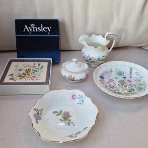 Aynsley Wild Tudor Pattern  - Collection of Different items set B