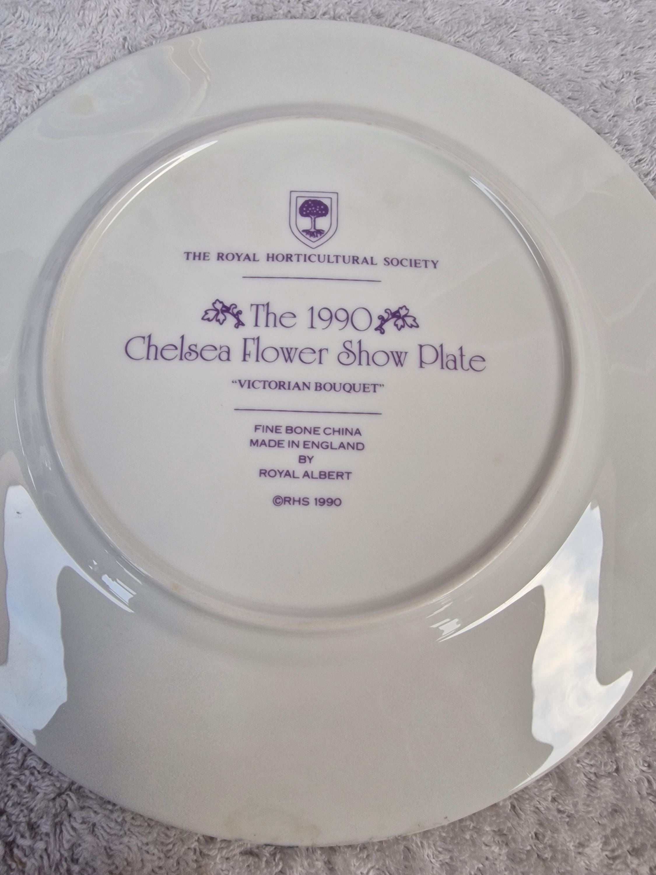 RHS チェルシー フラワーショー プレート1985年 英国王立園芸協会コレクターズプレート（高品質メーカー製