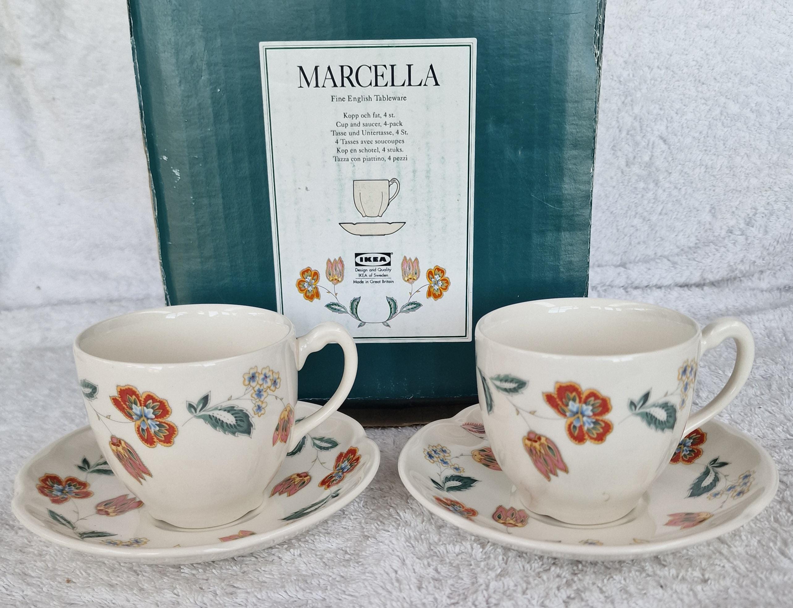 Vintage, IKEA of Sweden Tea, Breakfast and Dinner Items - Marcella Pattern