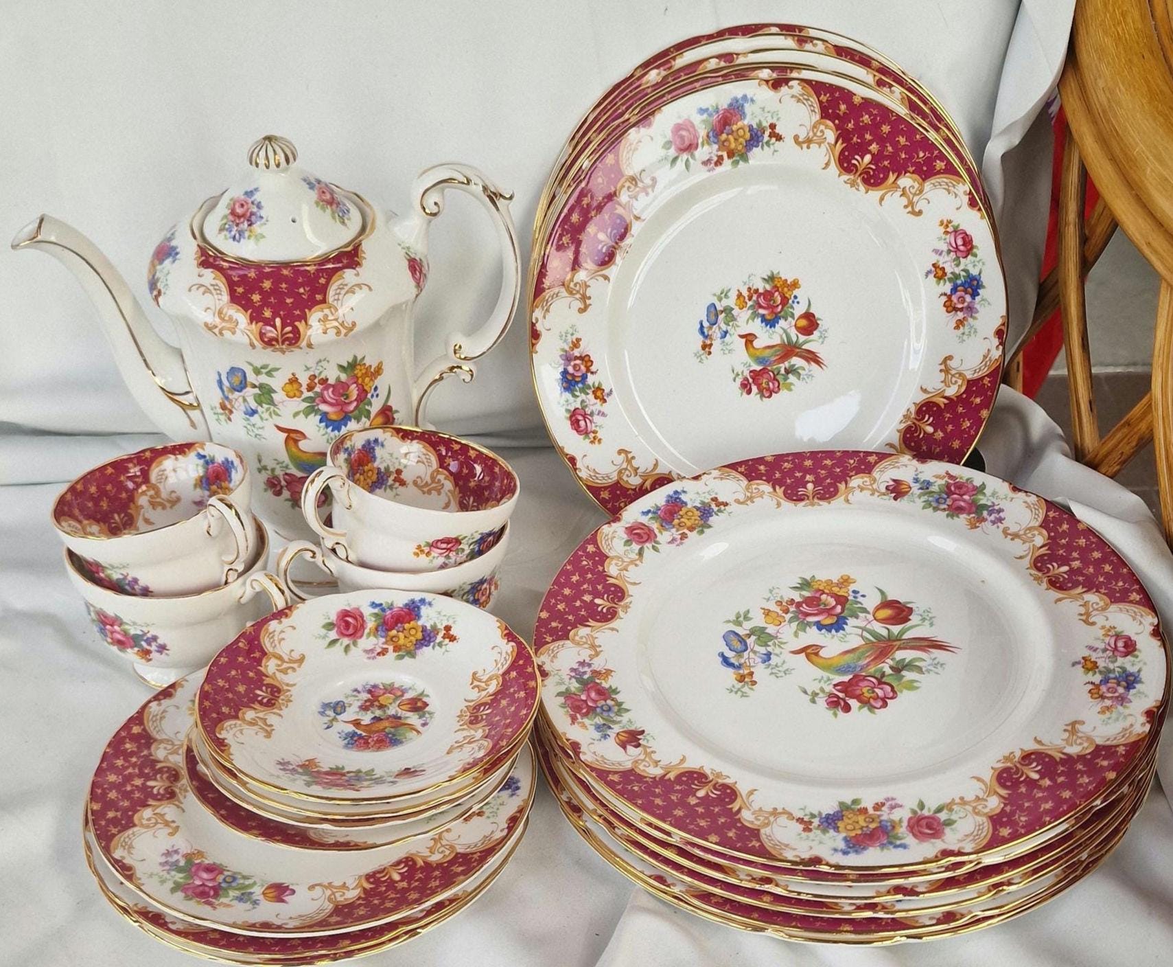 Rockingham Tea Set - Etsy