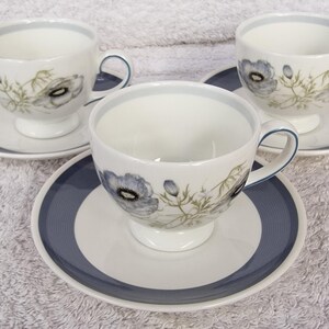 Vintage Wedgwood Glen Mist Bone China Cup and Saucer Set - Susie Cooper Design